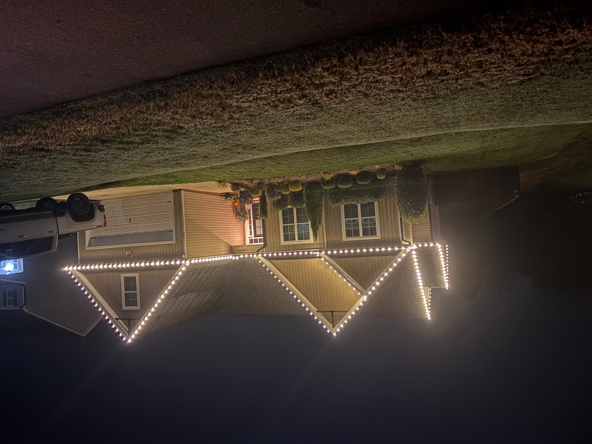 Irrigation lawn trench